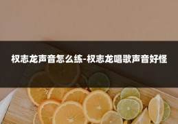 权志龙声音怎么练-权志龙唱歌声音好怪