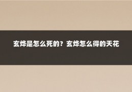 玄烨是怎么死的？玄烨怎么得的天花