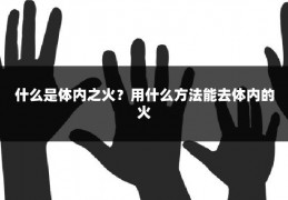 什么是体内之火？用什么方法能去体内的火