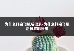 为什么打完飞机后很累-为什么打完飞机后很累想睡觉