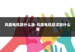 风扇电机放什么油-风扇电机应该加什么油
