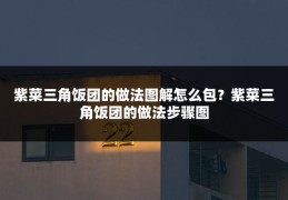 紫菜三角饭团的做法图解怎么包?紫菜三角饭团的做法步骤图