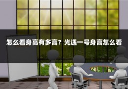 怎么看身高有多高？光遇一号身高怎么看