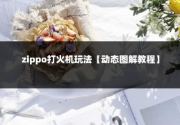 zippo打火机玩法【动态图解教程】