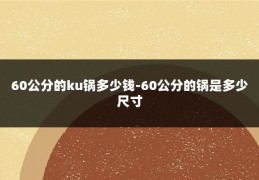 60公分的ku锅多少钱-60公分的锅是多少尺寸