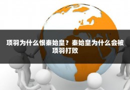 项羽为什么恨秦始皇？秦始皇为什么会被项羽打败