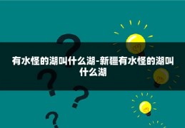 有水怪的湖叫什么湖-新疆有水怪的湖叫什么湖