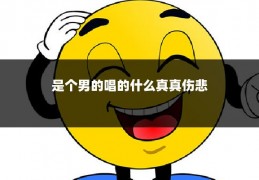 是个男的唱的什么真真伤悲