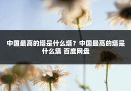 中国最高的塔是什么塔?中国最高的塔是什么塔 百度网盘