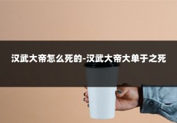 汉武大帝怎么死的-汉武大帝大单于之死