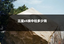 三星s5换中柱多少钱