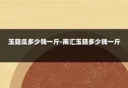 玉菇瓜多少钱一斤-南汇玉菇多少钱一斤