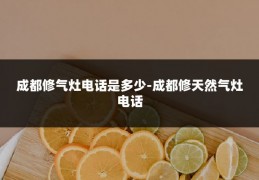 成都修气灶电话是多少-成都修天然气灶电话