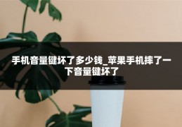 手机音量键坏了多少钱_苹果手机摔了一下音量键坏了