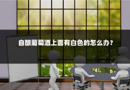 自酿葡萄酒上面有白色的怎么办？