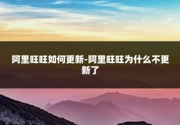 阿里旺旺如何更新-阿里旺旺为什么不更新了