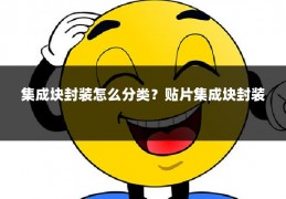 集成块封装怎么分类？贴片集成块封装