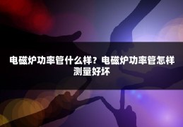 电磁炉功率管什么样?电磁炉功率管怎样测量好坏