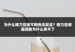 为什么格力空调不制热没反应?格力空调遥控器为什么用不了