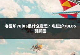 电磁炉78l05是什么意思?电磁炉78L05引脚图