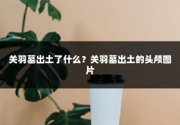 关羽墓出土了什么?关羽墓出土的头颅图片