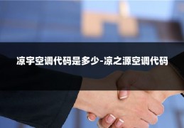 凉宇空调代码是多少-凉之源空调代码
