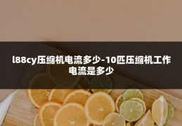 l88cy压缩机电流多少-10匹压缩机工作电流是多少