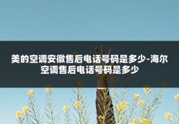 美的空调安徽售后电话号码是多少-海尔空调售后电话号码是多少