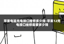 苹果电脑充电接口维修多少钱-苹果12充电接口维修需要多少钱
