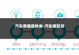 汽车有哪些种类-汽车哪款好