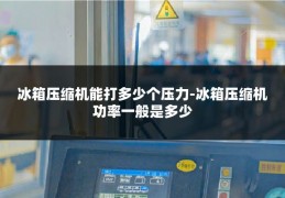 冰箱压缩机能打多少个压力-冰箱压缩机功率一般是多少