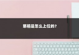 慈禧是怎么上位的？