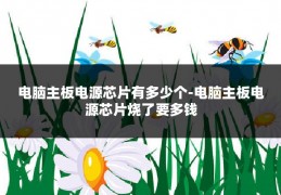 电脑主板电源芯片有多少个-电脑主板电源芯片烧了要多钱