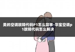 美的空调故障代码P1怎么回事-华宝空调p1故障代码怎么解决