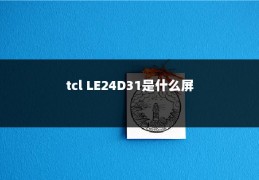 tcl LE24D31是什么屏