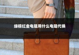 绿棕红金电阻用什么电阻代换