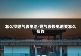 怎么换燃气表电池-燃气表换电池要怎么操作