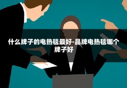 什么牌子的电热毯最好-品牌电热毯哪个牌子好