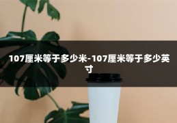 107厘米等于多少米-107厘米等于多少英寸