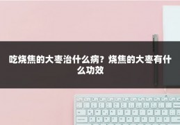 吃烧焦的大枣治什么病？烧焦的大枣有什么功效