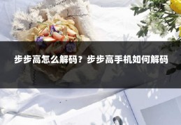 步步高怎么解码？步步高手机如何解码