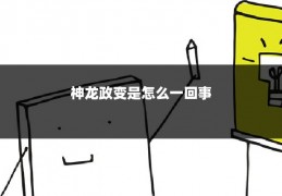 神龙政变是怎么一回事