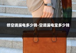修空调漏电多少钱-空调漏电宝多少钱