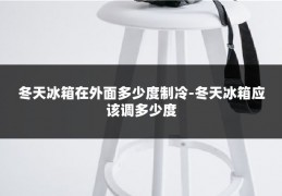 冬天冰箱在外面多少度制冷-冬天冰箱应该调多少度