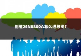 创维25N8800A怎么进总线?