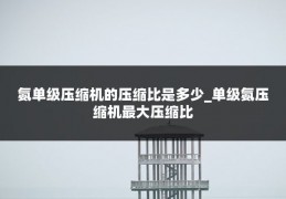 氨单级压缩机的压缩比是多少_单级氨压缩机最大压缩比