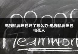 电视机高压包坏了怎么办-电视机高压包电死人