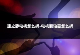 凉之静电机怎么拆-电机联轴器怎么拆