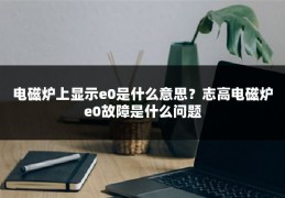 电磁炉上显示e0是什么意思？志高电磁炉e0故障是什么问题