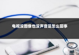 电视没图像也没声音是怎么回事